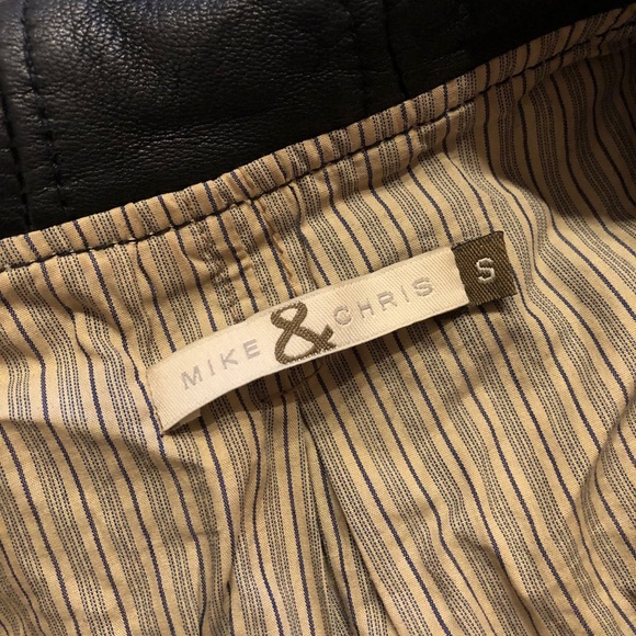 Mike & Chris Hooded Leather Jacket - Picture 4 of 7